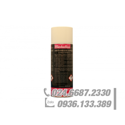 Metaflux 7082 MOLY SPRAY Bình xịt chống kẹt đồng lon 400 ml / Metaflux