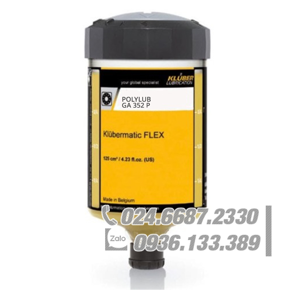 Klüber POLYLUB GA 352 P Mỡ dài hạn dính 125ccm / Klüber POLYLUB GA 352 P Adhesive long-term grease 125ccm Klüber POLYLUB GA 352 P Mỡ dài hạn dính 125ccm / Klüber POLYLUB GA 352 P Adhesive long-term grease 125ccm