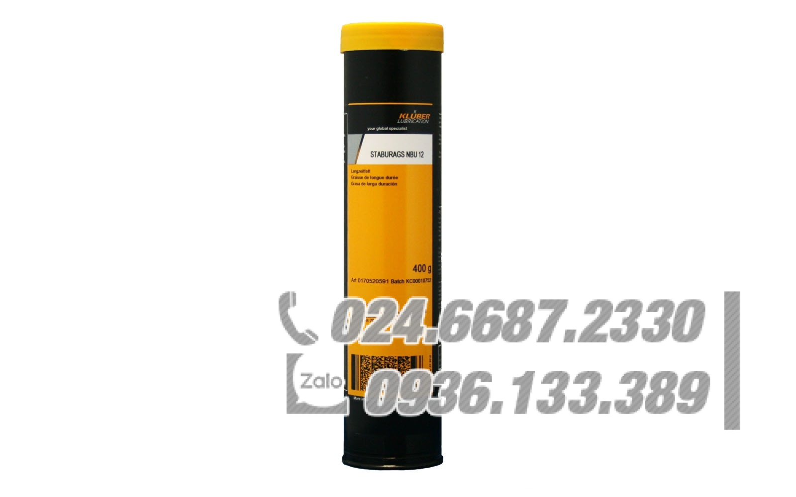Klüber STABURAGS NBU 12/300 KP Mỡ dài hạn 400g / Klüber STABURAGS NBU 12/300 KP Long-term grease 400g Klüber STABURAGS NBU 12/300 KP Mỡ dài hạn 400g / Klüber STABURAGS NBU 12/300 KP Long-term grease 400g