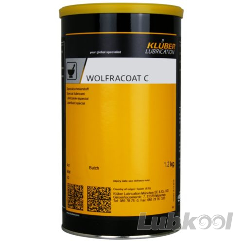 Keo bôi trơn nhiệt độ cao Klüber WOLFRACOAT C lon 1,2 kg / Klüber WOLFRACOAT C High-temperature lubricating paste 1.2 kg can