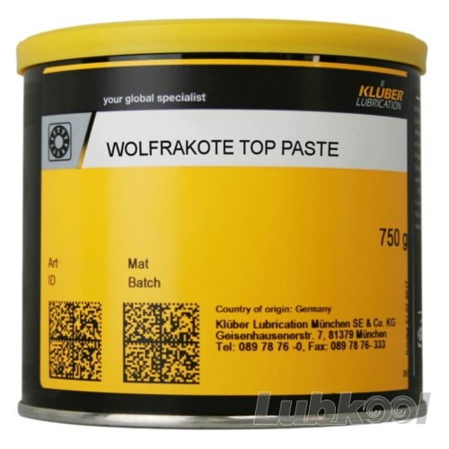 Klüber Wolfrakote Top Paste Keo dán nhiệt độ cao hộp thiếc 750g / Klüber Wolfrakote Top Paste High-temperature paste 750g tin