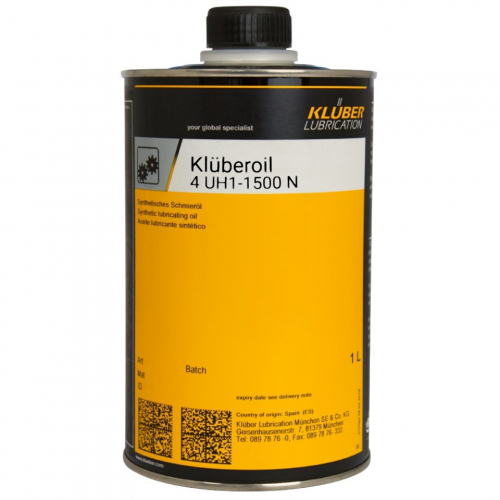 Klüberoil 4 UH1-1500 N Dầu tổng hợp và dầu đa dụng 1L / Klüberoil 4 UH1-1500 N Synthetic gear and multipurpose oil 1L Klüberoil 4 UH1-1500 N Dầu tổng hợp và dầu đa dụng 1L / Klüberoil 4 UH1-1500 N Synthetic gear and multipurpose oil 1L