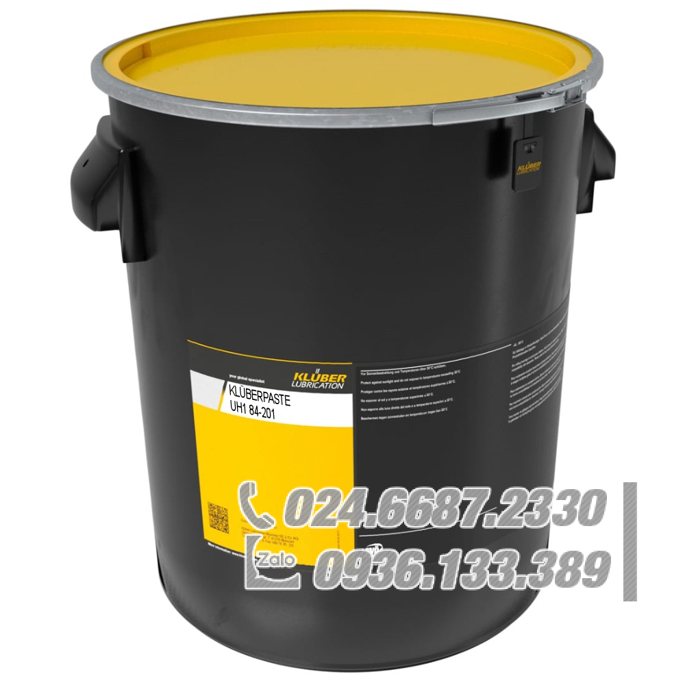 Klüberpaste UH1 84-201 Bột bôi trơn và lắp ráp màu trắng 25kg / Klüberpaste UH1 84-201 White lubricating and assembly paste 25kg Klüberpaste UH1 84-201 Bột bôi trơn và lắp ráp màu trắng 25kg / Klüberpaste UH1 84-201 White lubricating and assembly paste 25kg