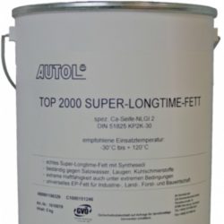 AUTOL TOP 2000 Super-Longtime mỡ thùng 5kg / AUTOL TOP 2000 Super-Longtime grease 5kg bucket