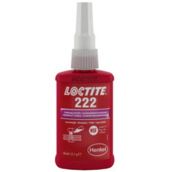 Loctite 222 Keo khóa ren cho ren kim loại cường độ thấp 50ml / Loctite 222 Threadlocking adhesive for metal threads low strength 50ml
