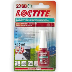 Loctite 2700 Threadlocker độ bền cao chai 5ml / Loctite 2700 Threadlocker high strength tgreen 5ml bottle