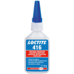 Loctite 416 Keo trong suốt độ nhớt cao phổ quát lọ 50g / Loctite 416 Universal high viscosity instant adhesive clear 50g bottle