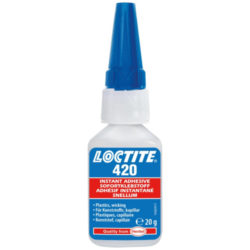 Loctite 420 Keo mao dẫn tức thì Universal trong suốt chai 20g / Loctite 420 Universal instant capillary adhesive clear 20g bottle