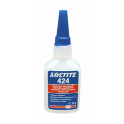 Loctite 424 Keo trong suốt gốc etylic chai 50g / Loctite 424 Transparent ethyl-based instant adhesive 50g bottle
