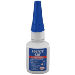 Loctite 438 Keo dán liền gốc etyl cường lực chai 20g màu đen / Loctite 438 Toughened ethyl-based instant adhesive black 20g bottle