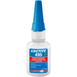 Keo dán nhanh đa năng Loctite 495 trong suốt chai 50g / Loctite 495 Universal fast bonding instant adhesive clear 50g bottle