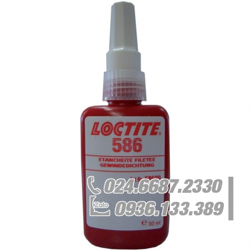 Loctite 586 Keo dán ren cường độ cao màu đỏ 50ml / Loctite 586 High strength thread sealant red 50ml Loctite 586 Keo dán ren cường độ cao màu đỏ 50ml / Loctite 586 High strength thread sealant red 50ml