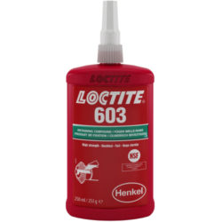 Loctite 603 Keo giữ vòng bi cường độ cao màu xanh lá cây 250ml / Loctite 603 High strength retaining adhesive for bearings green 250ml