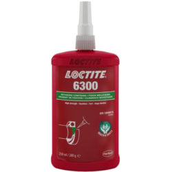 Loctite 6300 Hợp chất giữ nếp cường độ cao màu xanh lá chai 250ml / Loctite 6300 High strength retaining compound green 250ml bottle