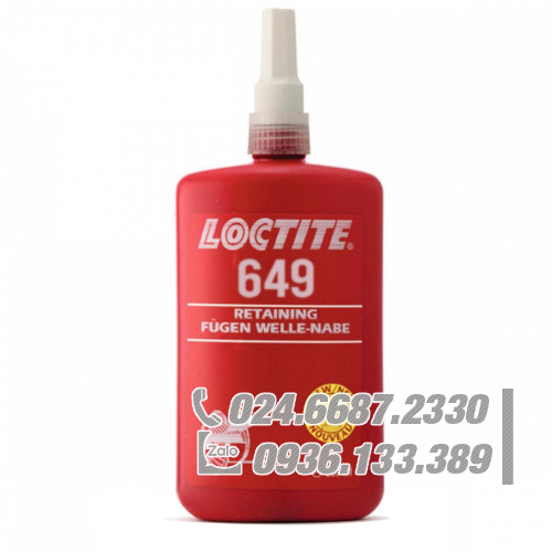 Loctite 649 Hợp chất giữ nếp cường độ cao màu xanh lá cây 250ml / Loctite 649 High strength retaining compound green 250ml Loctite 649 Hợp chất giữ nếp cường độ cao màu xanh lá cây 250ml / Loctite 649 High strength retaining compound green 250ml
