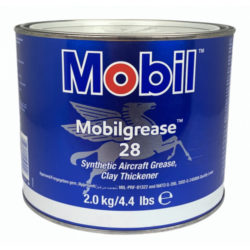 Mỡ máy bay tổng hợp Mobilgrease 28 MIL-PRF-81322 2Kg Can / Mobilgrease 28 MIL-PRF-81322 Synthetic aircraft grease 2Kg Can