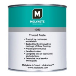 Molykote 1000 Chất bôi trơn dạng rắn cho khớp nối kim loại lon 1kg / Molykote 1000 Solid lubricant paste for metall joints 1kg can