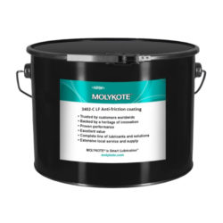 Molykote 3402-C LF Lớp phủ chống ma sát MoS2 xám thùng 5kg / Molykote 3402-C LF Anti-friction coating MoS2 grey 5kg pail