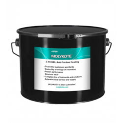 Molykote D-10 GBL Lớp phủ chống ma sát Than chì màu đen Thùng 5kg / Molykote D-10 GBL Anti-Friction coating Graphite black 5kg pail