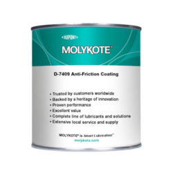 Molykote D-7409 Lớp phủ chống ma sát MoS2 lon 500g / Molykote D-7409 Anti-Friction coating MoS2 500g can