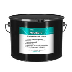 Molykote D-7409 Lớp phủ chống ma sát MoS2 Thùng 5kg / Molykote D-7409 Anti-Friction coating MoS2 5kg pail
