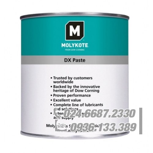 Molykote DX Paste Mỡ bôi trơn lắp ráp và dài hạn 1kg / Molykote DX Paste Grease for assembly and