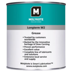 Molykote Longterm W2 Mỡ hiệu suất cao NLGI-2 lon 1kg / Molykote Longterm W2 High performance grease NLGI-2 1kg can