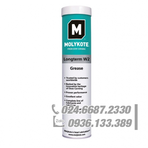 Molykote Longterm W2 Mỡ hiệu suất cao Hộp mực NLGI2 400g / Molykote