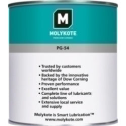 Mỡ Molykote PG 54 Plastislip gốc silicone lon 1kg / Molykote PG 54 Plastislip grease, silicone based 1kg can