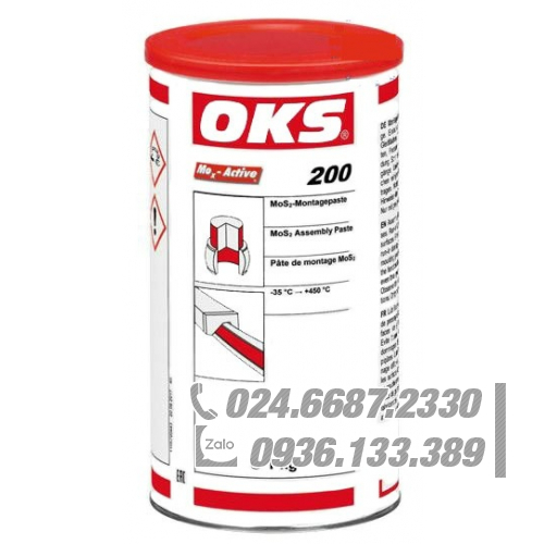 Keo lắp ráp OKS 200 MoS2 hộp thiếc 1kg / OKS 200 MoS2 assembly paste 1kg tin Keo lắp ráp OKS 200 MoS2 hộp thiếc 1kg / OKS 200 MoS2 assembly paste 1kg tin
