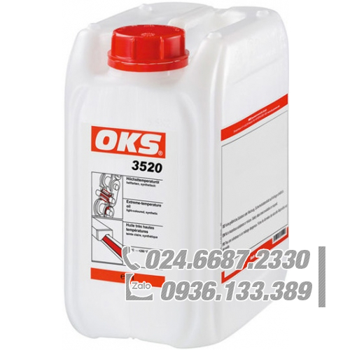 OKS 3520 Hộp 5l dầu tổng hợp sáng màu chịu nhiệt độ cực cao / OKS 3520 Extreme-Temperature oil light-coloured synthetic 5l canister OKS 3520 Hộp 5l dầu tổng hợp sáng màu chịu nhiệt độ cực cao / OKS 3520 Extreme-Temperature oil light-coloured synthetic 5l canister