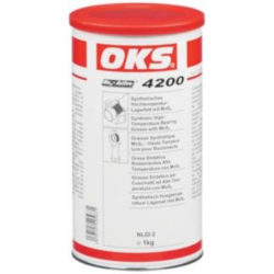 Mỡ chịu nhiệt độ cao tổng hợp OKS 4200 với MoS2 thiếc 1kg / OKS 4200 synthetic high-temperature bearing grease with MoS2 1kg tin