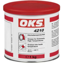 Mỡ bôi trơn OKS 4210 cho nhiệt độ cực cao Hộp thiếc 1kg / OKS 4210 grease for extremely high temperatures 1kg tin