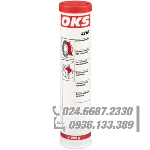 Mỡ OKS 4210 cho nhiệt độ cực cao hộp 800g / OKS 4210 grease for extremely high temperatures 800g cartridge Mỡ OKS 4210 cho nhiệt độ cực cao hộp 800g / OKS 4210 grease for extremely high temperatures 800g cartridge