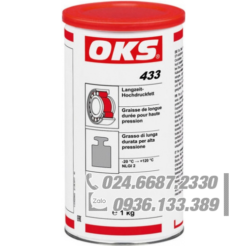 Mỡ chịu áp lực cao OKS 433 hộp thiếc 1kg / OKS 433 long-life high-pressure grease 1kg tin Mỡ chịu áp lực cao OKS 433 hộp thiếc 1kg / OKS 433 long-life high-pressure grease 1kg tin