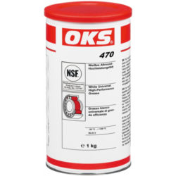 OKS 470 mỡ trắng đa dụng hiệu suất cao hộp thiếc 1kg / OKS 470 white universal high-performance grease 1kg tin