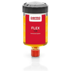 Bộ phân phối chất bôi trơn Perma FLEX M125 với dầu cấp thực phẩm SO70 / Perma FLEX M125 Lubricant dispenser with food grade oil SO70