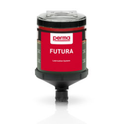 Bình định lượng chất bôi trơn Perma FUTURA 120 với mỡ cấp thực phẩm SF10 / Perma FUTURA 120 Lubricant dispenser with food grade grease SF10