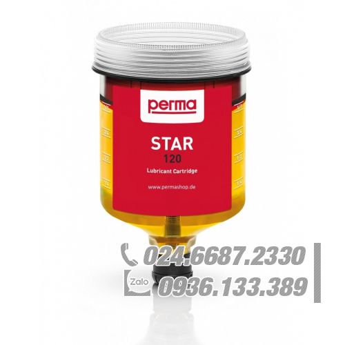 Hộp mực bôi trơn Perma STAR LC M120 với Mobil SHC 639 / Perma STAR LC M120 Lubricant cartridge with Mobil SHC 639 Hộp mực bôi trơn Perma STAR LC M120 với Mobil SHC 639 / Perma STAR LC M120 Lubricant cartridge with Mobil SHC 639