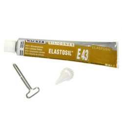 Wacker Elastosil E43 Cao su silicone dưỡng ẩm trong suốt 90ml / Wacker Elastosil E43 Moisture curing silicone rubber transparent 90ml