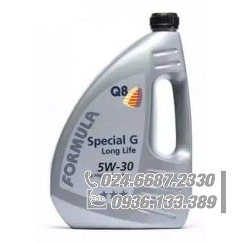 Dầu công nghiệp Q8 Formula Special G Long Life 5W/30 Dầu công nghiệp Q8 Formula Special G Long Life 5W/30