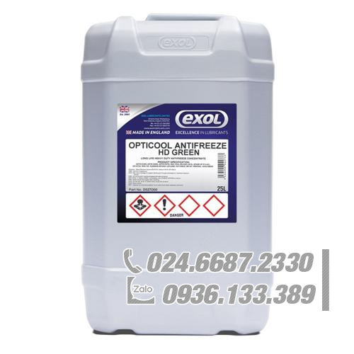 Dầu EXOL Opticool Antifreeze HD (Green) Dầu EXOL Opticool Antifreeze HD (Green)