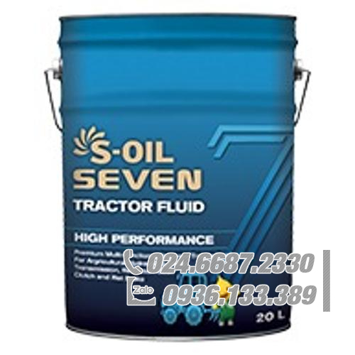 Dầu máy kéo đa chức năng cao cấp cho thiết bị nông nghiệp S-OIL 7 TRACTOR FLUID 80W (Mã trước đây là S-OIL 7 TRACTOR FLUID 80W) Dầu máy kéo đa chức năng cao cấp cho thiết bị nông nghiệp S-OIL 7 TRACTOR FLUID 80W (Mã trước đây là S-OIL 7 TRACTOR FLUID 80W)