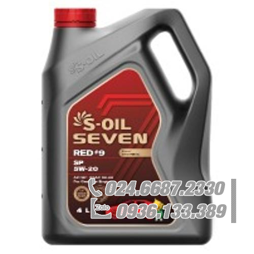 Dầu tổng hợp hoàn toàn cho động cơ xăng S-OIL 7 RED #9 SP 5W-20 Dầu tổng hợp hoàn toàn cho động cơ xăng S-OIL 7 RED #9 SP 5W-20
