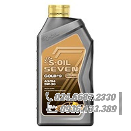 Dầu động cơ xăng/diesel tổng hợp hoàn toàn S-OIL 7 GOLD #9 A3/B4 5W-30 Dầu động cơ xăng/diesel tổng hợp hoàn toàn S-OIL 7 GOLD #9 A3/B4 5W-30