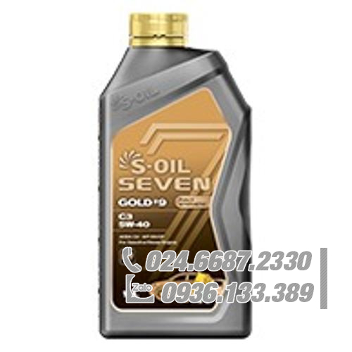 Dầu động cơ xăng/diesel tổng hợp hoàn toàn S-OIL 7 GOLD #9 C3 5W-40 (Mã trước đây là S-OIL 7 GOLD 5W-40) Dầu động cơ xăng/diesel tổng hợp hoàn toàn S-OIL 7 GOLD #9 C3 5W-40 (Mã trước đây là S-OIL 7 GOLD 5W-40)