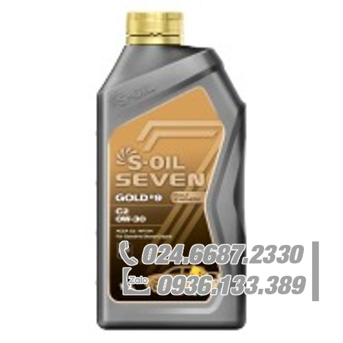 Dầu động cơ xăng/diesel tổng hợp hoàn toàn S-OIL 7 GOLD #9 C2 0W-30 Dầu động cơ xăng/diesel tổng hợp hoàn toàn S-OIL 7 GOLD #9 C2 0W-30