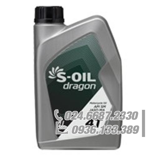 Dầu xe máy tổng hợp S-OIL dragon 4T SM/MA 10W40 Dầu xe máy tổng hợp S-OIL dragon 4T SM/MA 10W40